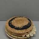 FillTouch Set of 15 Wall Basket Decor Boho Wicker Handmade Farmhouse Rustic Wall Decoration Woven Hanging Basket Decor for Bathroom Bedroom Living Room