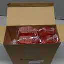 Ziliny Mini Heart Shaped Dessert Cups with Spoons 2.7 oz Valentine Day Plastic Appetizer Cup Clear Disposable Reusable Heart Shaped Bowl for Valentine Wedding Party Cakes Ice Cream(Red,40 Set)