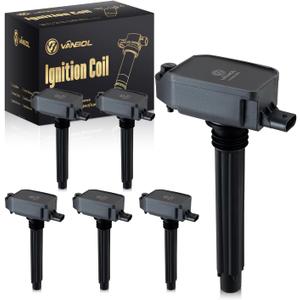 Set of 6 Ignition Coil Pack UF807 Compatible with 2016-2024 Jeep Grand Cherokee Wrangler Dodge Durango Chrysler Pacifica Ram 1500 Voyager V6 3.6L Replace 68223569AB 93175