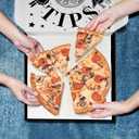 3 x Graduation Pizza Box Money Box for Cash Gift Graduation Money Holder Funny Pizza Card Gift Cardboard 2026 Graduation Season Grad Party Supplies (Cash Not Include)Black