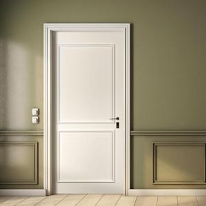 Colingmill 1 Set Peel and Stick Door Moulding Trim Kit Premade Wall Moulding Panels Flexible Self Adhesive 3D Wainscoting Panels for Mirror Window Frame Decor (Top 26"x36" and Bottom 26"x24")
