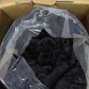 Bedsure GentleSoft Sherpa Fleece Throw Blanket for Couch, Non-Heated, Thick and Warm Throw for Women and Men, Soft Fuzzy Plush Blanket for Winter, Black, 50x60 Inches