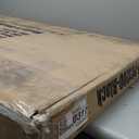 FDW Dog Crate for Large Dogs 48 Inch Folding Metal WirePet Cage Double Door W/Divider Panel Indoor Outdoor Kennel Leak-Proof Plastic Tray,Black