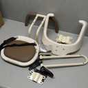 Kid's Bike seat Front Child Carrier Bike Chair for Bicycle Kids seat for Children 2~4 Years,Weight 55 lbs (front mounted off-white)