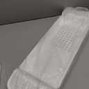 Bath Tub Tray - Stretchable, Strong Load-Bearing, Plastic, Anti-Slip Design - Ultimate Bathtub Caddy Tray (White)