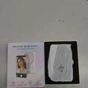 Upgrade Vlog Selfie Monitor Screen for iPhone & Android with Zoom/Remote/Speaker, Magnetic Phone Back Camera Selfie Monitor, Content Creator Essentials, Wireless Mirroring for YouTube Live Streaming (White)