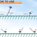 12-Pack Heavy Duty Screw-in Tent Stakes with Drill Adapter & Storage Bag, 8 Galvanized Ground Anchors for Camping, Canopy, Gazebo, Tents, Awnings, Trampolines & Outdoor Securing