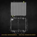 DWVO Complete Radiator Compatible with 1995-2005 Toyota Tacoma