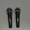 Facmogu 2PCS Fake Microphone for Kids, Plastic Pretend Play Toy for Karaoke Costume, Kids Mic Props for Halloween Christmas Cosplay Music Birthday Party Favors (Black)