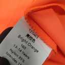 ZDC Girls Athletic Yoga Shirts Summer Short Sleeve Quick Dry Crop Tops Basic Gym Tees, 13-14 Years Bright Orange