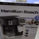 Hamilton Beach FlexBrew Trio 2-Way Coffee Maker, Compatible with K-Cup Pods or Grounds, Combo, Single Serve & Full 12c Pot, Black