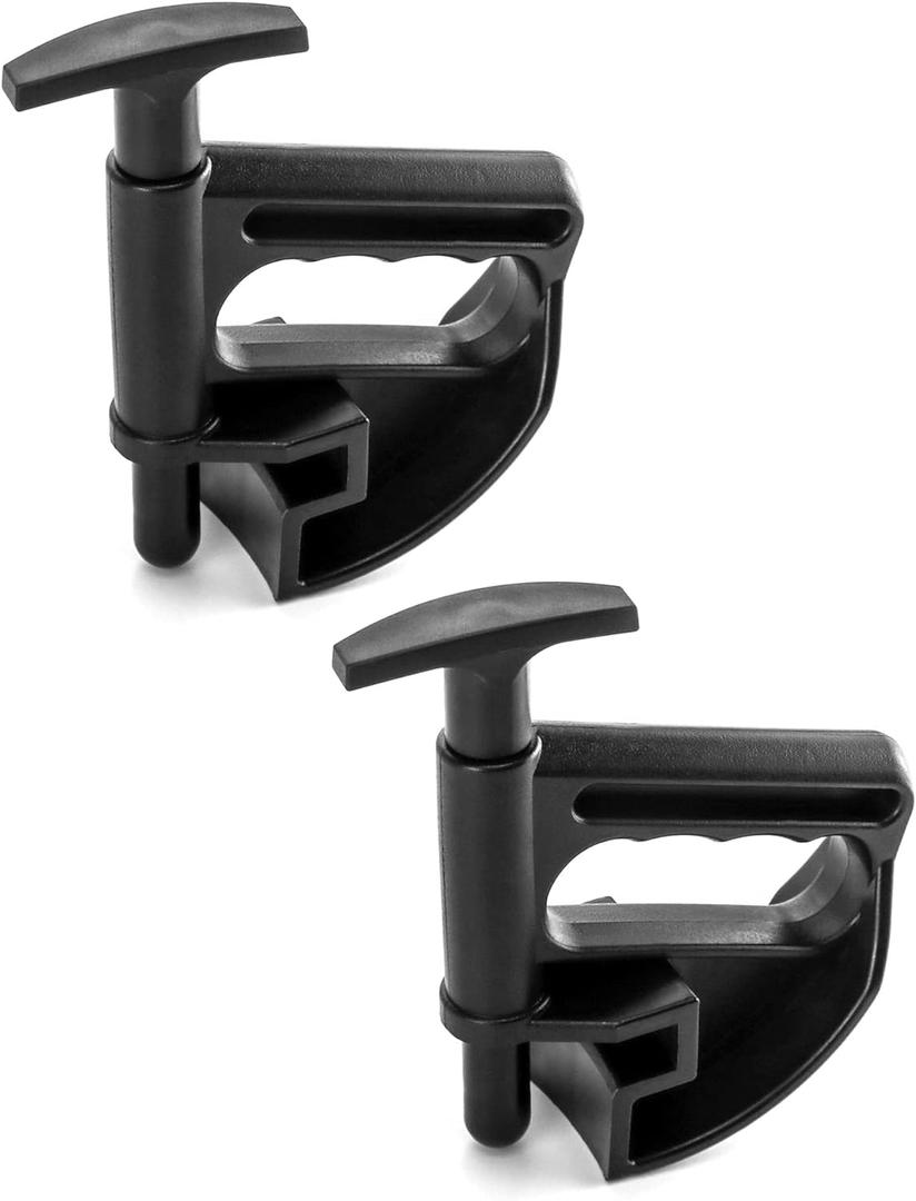 QWORK Universal Tire Changer Tool, Bead Clamp, Rim Pry, and Drop Center Helper for Cars and Trucks, Get The Job Done Right, 2 Pack