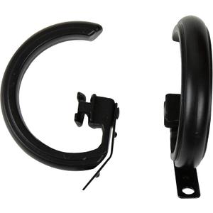 Rings for Decorative Traverse Rod (Set of 10) - Black