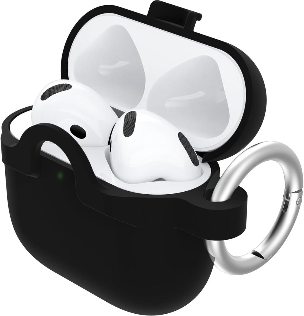 OtterBox Soft Touch Case for AirPods 4th Gen - Black Crystal