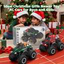 HOMETALL Remote Control Monster Truck Toys - 1:16 Waterproof All Terrain RC Car Fast Remote Control Car with Crashworthy Body, Electric Vehicle Kids Truck Toys for Boys and Girls,Age 6+,Green