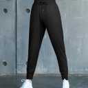 1 Pack Women's Soft Joggers Athletic Warm Workout Sweatpants Ideal for Running Yoga Lounge Pants with Pockets Drawstrings, M