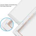 ESRICH Stretched Canvas for Painting 11x14 Inch, 10 Pack Blank Canvas -5/8 in Profile Primed Cotton White Canvases for Painting for Oil & Acrylic Paint