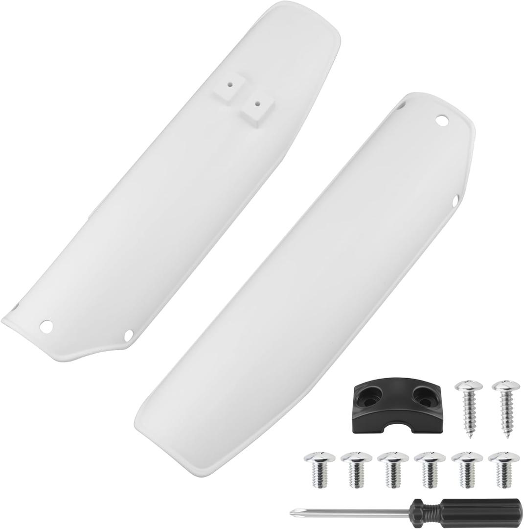 PRO BAT 250mm/9.84'' Front Fork Guard Protector Cover 90cc 110cc 125cc 140cc 150cc Pit Dirt Bike White