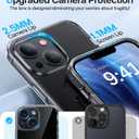 Shockproof for iPhone 15 Case, [Camera Protection] [Military-Grade Drop Protection] Protective Anti-Yellow Slim Translucent Skin-Friendly Case for iPhone 15, Crystal Clear