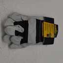 DEWALT DPG41 Premium Split Cowhide Lather Palm Glove, Multi, Large (Gray)