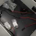 Outdoor Electrical Box, Waterproof Electrical Junction Box IP65 ABS Plastic Enclosure with Fan & Thermostat, Mounting Plate and Hinged Lid (18.1" Hx 12.5" L x 6.3" W)