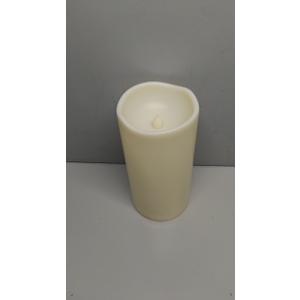 Homemory 6" x 12" Extra Large Outdoor Waterproof Candle with Auto 6-Hour Timer, Ivory Plastic Made, Long Last for Half A Year