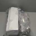 Bathroom Light Fixture, HWH 3-Light Vanity Light Brushed Nickel Modern Bathroom Lights Over Mirror, Bell-Shaped Fluted Glass, 5HZG106B-3W BN