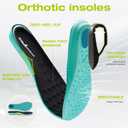 Men's Orthopedic Diabetic Wide Walking Shoes: Supportive Plantar Fasciitis Slip-Ons with Hook and Loop for Neuropathy, Casual Wide Width Toe Box Loafers Adjustable Fit for Vacation Black Size 11.5 (Black)