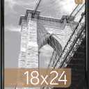 MCS Trendsetter 18x24 Poster Frame Black High-Gloss, Vertical & Horizontal Wall Hanging Large Picture Frame for Photos, Posters & Art Prints (1-Pack)