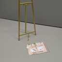 13.3" Metal Easel Stand for Sign – Elegant Table Top Easel for Display, Heavy Duty Tabletop Picture Easel Stand for Wedding Sign, Picture Frame, and Art (Gold)
