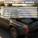 Roll Bar for Mid-Size Pickup Truck Adjustable Sport Bar Chase Rack Compatible with Tacoma, Ranger, Colorado, Canyon, Frontier, Gladiator