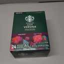 Starbucks K-Cup Coffee Pods, Dark Roast Hot or Iced Coffee, Caff Verona, 24 Keurig Pods (EXP 02/19/27)