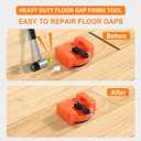 Heavy Duty Floor Gap Fixer Tool with Rubber Mallet, Laminate Flooring Tools with Enhanced Suction Cup & 5 PCS Sticky Pads for Wood Floor, Laminate, Vinyl Plank, Hardwood