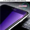 2 x Anti Blue Light Screen Protector for iPhone 13 mini(Pack of 3) with General Aligner,9H Tempered Glass Eye Protection Filter