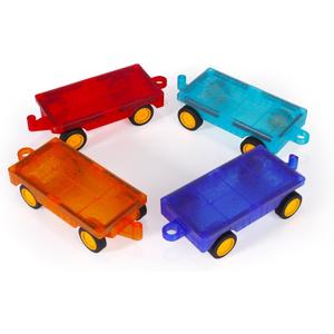 ShowyLive 4 Piece Car Truck Construction Kit Toy Set, Educational and Creative Toy for Boys and Girls Ages 3+