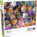 Buffalo Games - Jeff Haynie - Cat Nap - 750 Piece Jigsaw Puzzle for Adults - Challenging Puzzle Perfect for Game Nights - Finished Size is 24.00 x 18.00