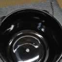 Aveyas 10 inch Ceramic Plant Pot with Drainage Hole and Saucer - Suitable for Indoor and Outdoor Use, Modern Planters for House Garden Flower Tree Snake Monstera Plants (10", Glossy Black)