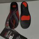 CRUVHEAL 220+ lbs Plantar Fasciitis High Arch Support Insoles Men Women - Orthotic Shoe Inserts - Boot Work Shoe Insole (M, Black) (M(Men 9-10.5/Women 10-11.5))