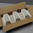 32Pcs Honeycomb Drawer Organizers Adjustable Partition Storage for Underwear Socks Bras Ties Belts Scarves White Total of 72 Slots