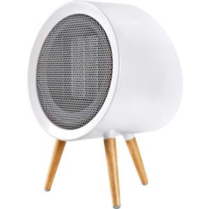 Gaiatop Space Heater, Cute and Powerful, 1000W Small Electric Heaters for Indoor Use, 3 Modes PTC Ceramic Fast Heating, Overheating & 45 Tip-Over Protection, Portable for Home Office White