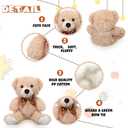 Zhanmai 9 Packs Cute Bear Stuffed Animals 14 Inch Plush Bears in 7 Colors Stuffed Animals Bulk for Valentine Gift Graduation Baby Shower Birthday Party Favor(Multicolor)