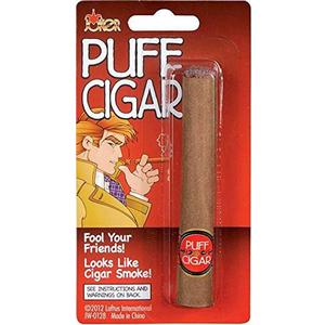 Loftus International Joker Large Fake Puff Cigar Costume, One Size, Brown