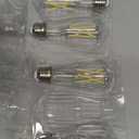 GvvooHome Edison Bulbs, E26 LED Bulb 60 watt Non-Dimmable, 4000K Daylight White, ST58 Vintage Light Bulbs, 90+ CRI, E26 Medium Base, Clear Glass,  5 Pack