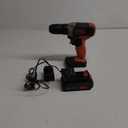 BLACK+DECKER BDCDD120C 20V MAX* Lithium Single Speed Drill/Driver with BLACK+DECKER BDA42SD 42-Piece Standard Screwdriver Bit Set