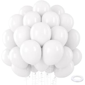 110 Pack White Balloons 12 Inch, White Latex Party Balloons for Birthday Party Graduation Engagement Anniversary Baby Showers Wedding Decorations New Year Decorations 110 Pack White Balloons 12 Inch, White Latex Party Balloons for Birthday Party Graduation Engagement Anniversary Baby Showers Wedding Decorations New Year Decorations