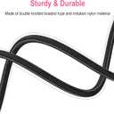 Double Dog Leash for Two Dogs,Dual Hands Free Dog Leashes,360 Swivel No Tangle Walking Leash,Soft Padded Handle,Adjustable Crossbody Waist Rope for Small Medium Large Dogs,Black