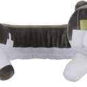 Mattel Minecraft Plush Cat Neck Pillow with Purring Sounds, Press Paw to Activate, Soft Travel Toy