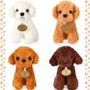 Civaner 4 Pcs Cute Dog Stuffed Animal Toy Puppy, 7 Inch Plush Dog Stuffed Puppy Animal for Boys and Girls, Party Decorations, Birthday Gifts (Cute)