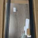 HOOBRO Folding TV Tray Tables, Set of 2 Side Table for Small Space, Industrial Snack Tables for Eating at Couch, Stable Metal Frame, Easy Assembly, Space Saving, Greige and Black BG25BZ01