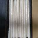 20 Pack Ivory Taper Candles, 7-8 Hours Burn Time, Unscented and Smokeless, 4/5 x 10 Inch Dinner Candle Set for Household, Wedding, Party and Home Dcor Candlesticks